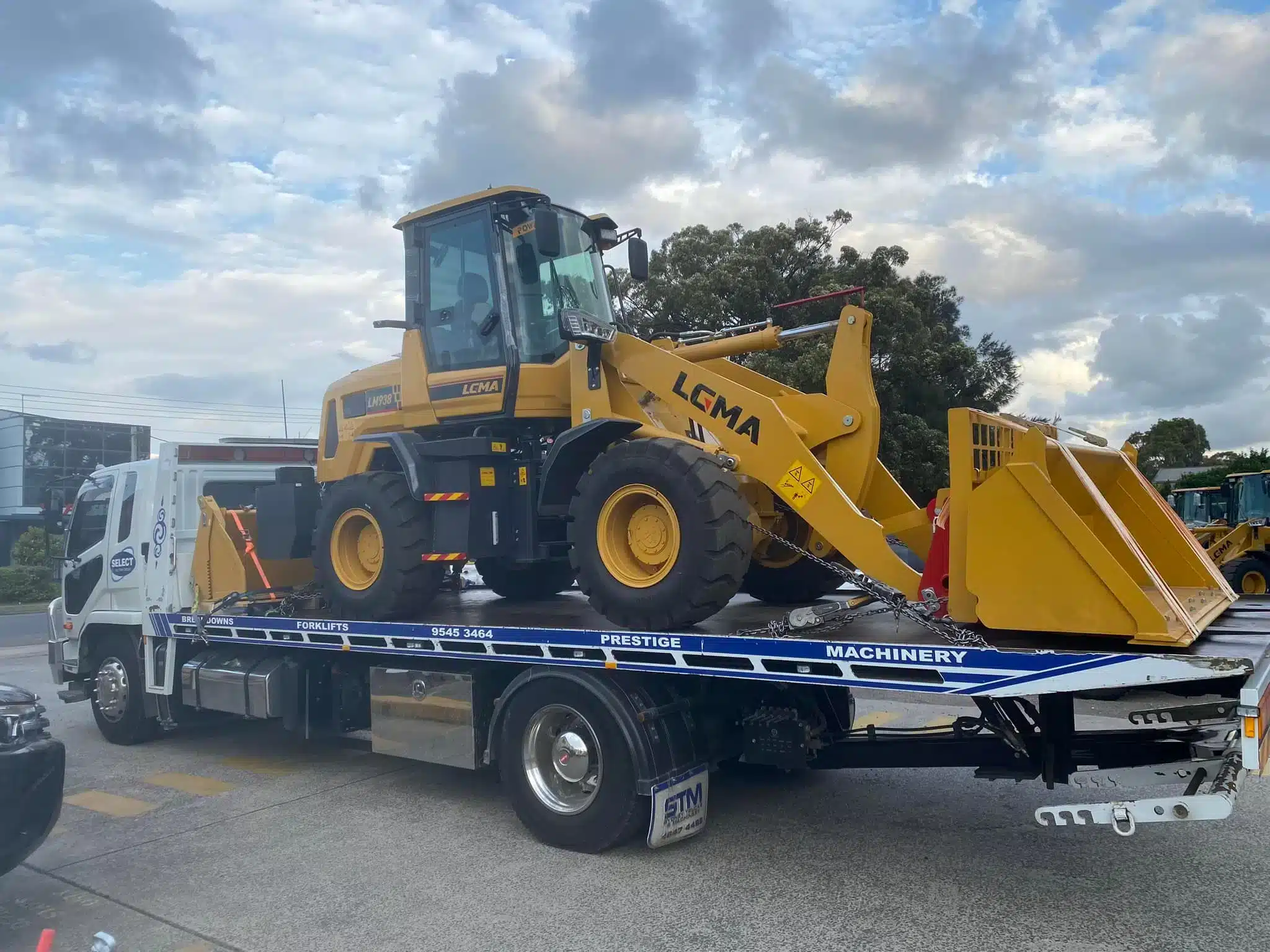 Heavy Machinery being transported